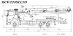 Автобетононасос KCP37RX170 на шасси HYUNDAI/DAEWOO